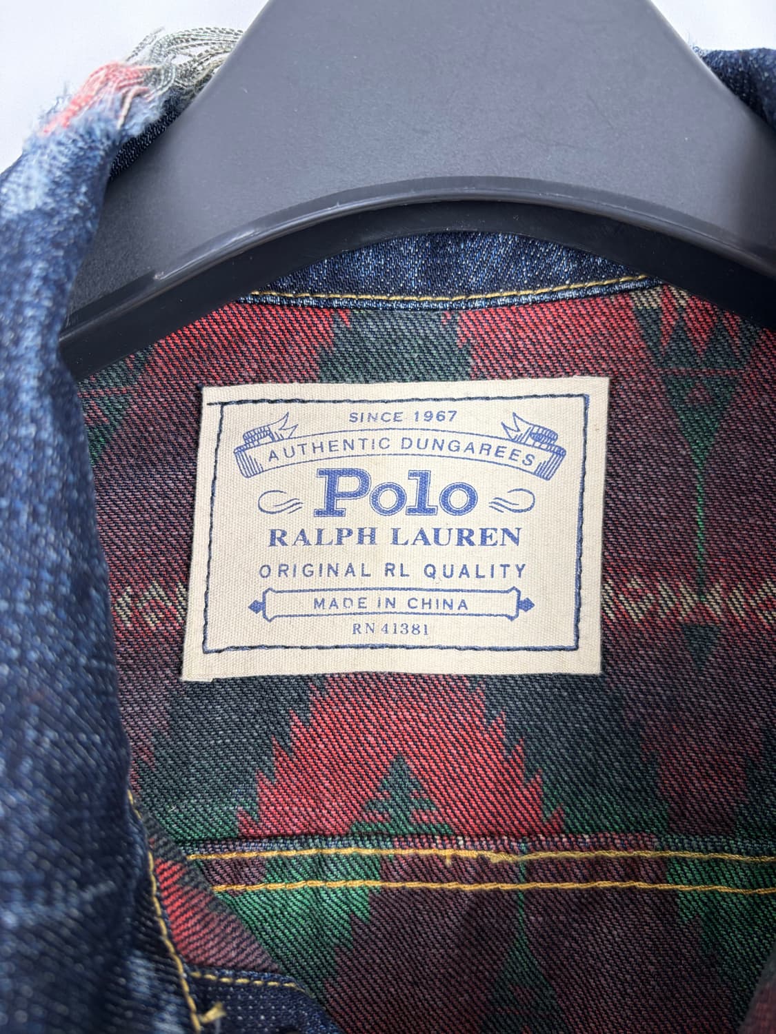 a115) 폴로랄프로렌 빈티지 페이디드 청자켓 상품이미지6