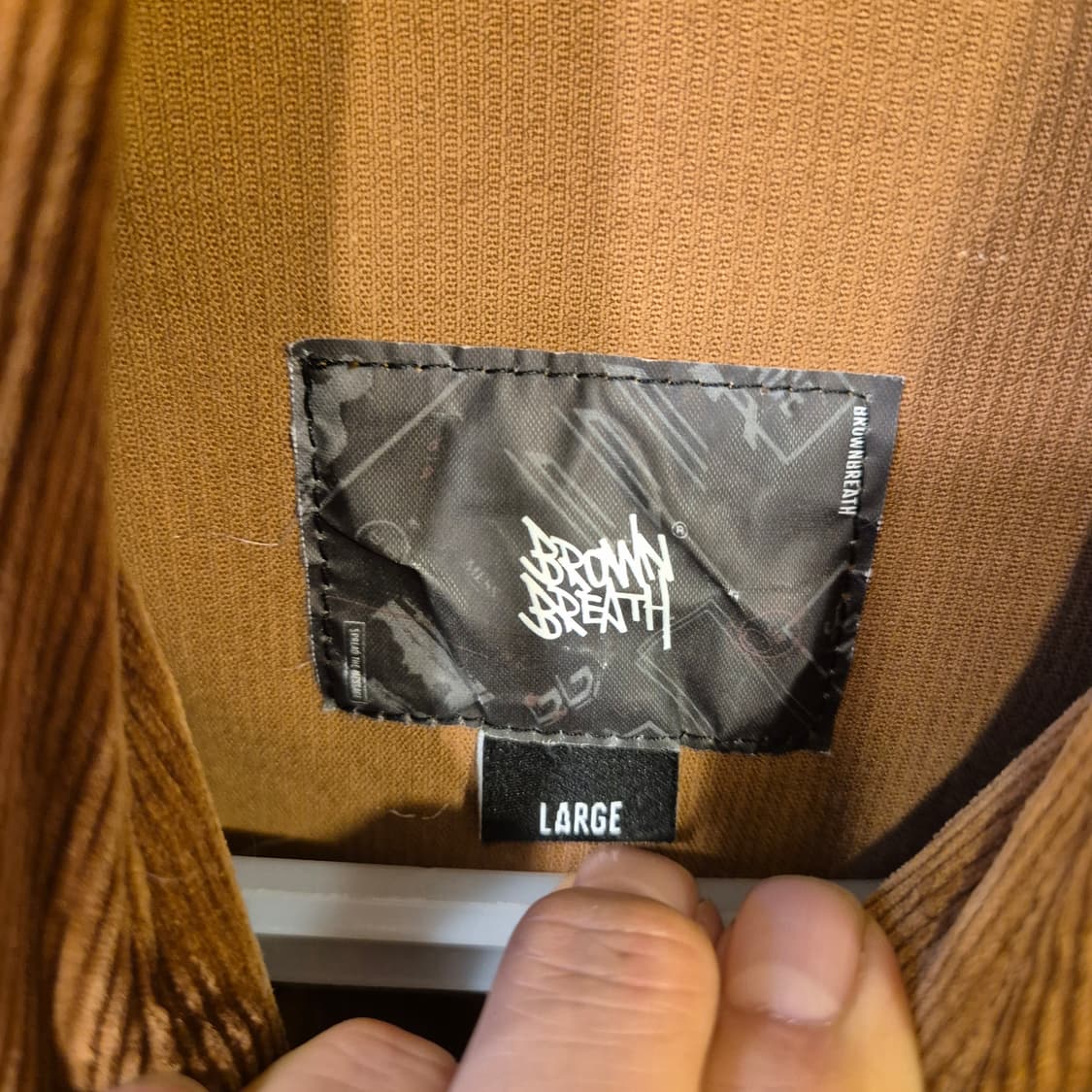 L 브라운브레스 브라운 코듀로이셔츠  상품이미지3