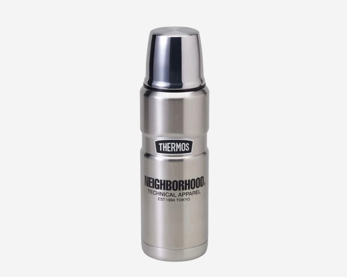 네이버후드 x 써모스 SS 보틀 실버 텀블러 상품이미지1