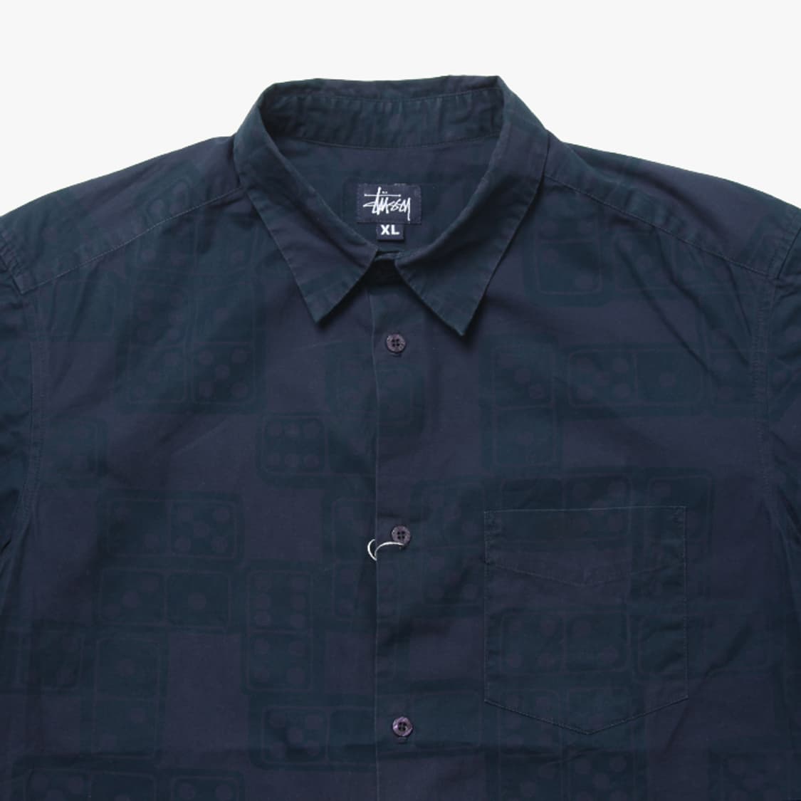  STUSSY "Navy Half Shirts" 상품이미지2