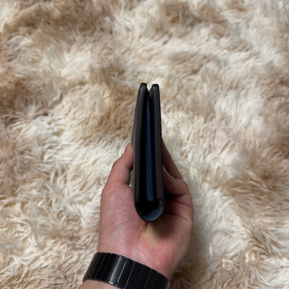 [정품 / 새상품급] 루이비통 타이가 장지갑 블루 상품이미지6