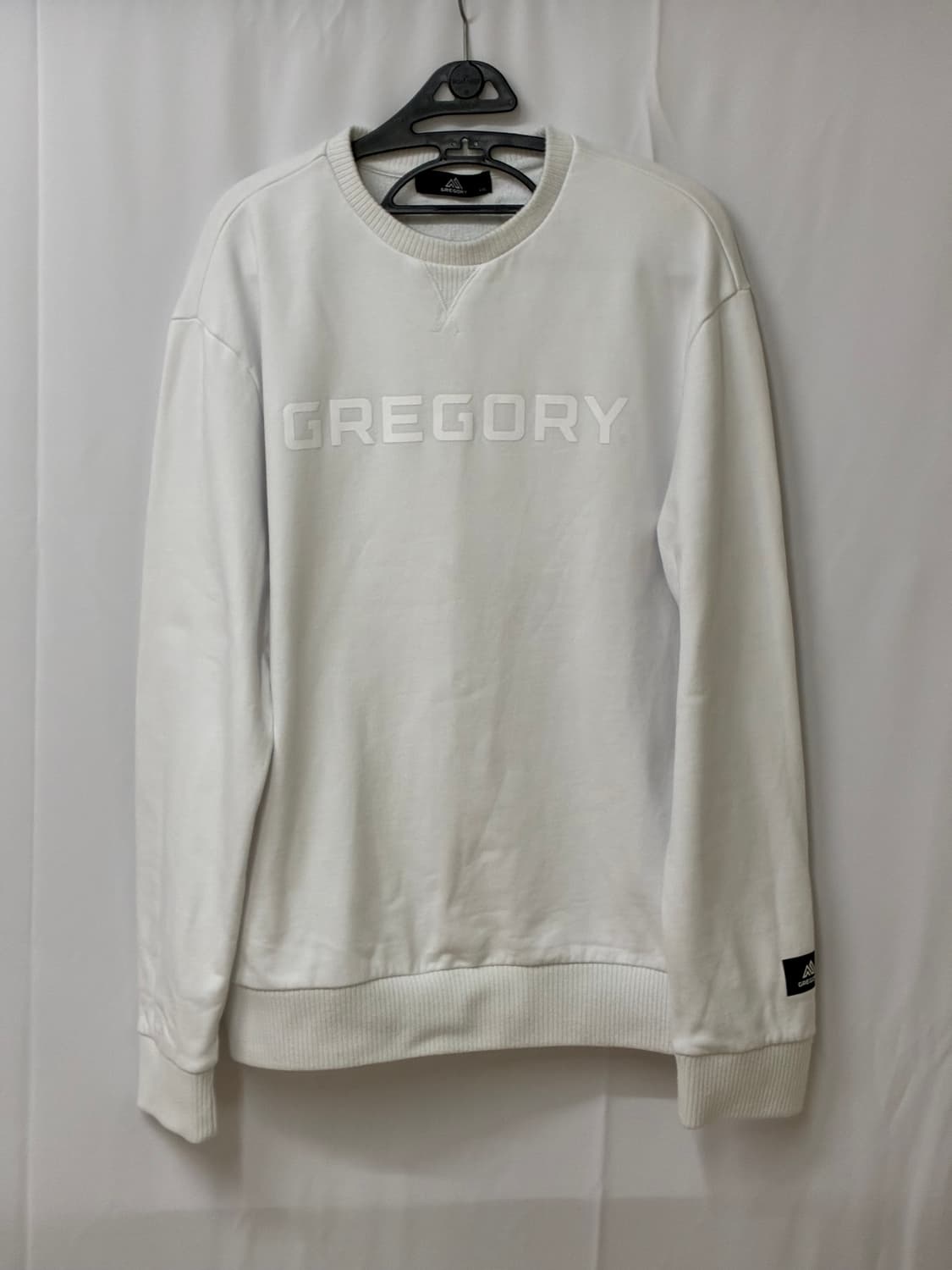 그레고리 화이트 맨투맨 XXL 상품이미지1