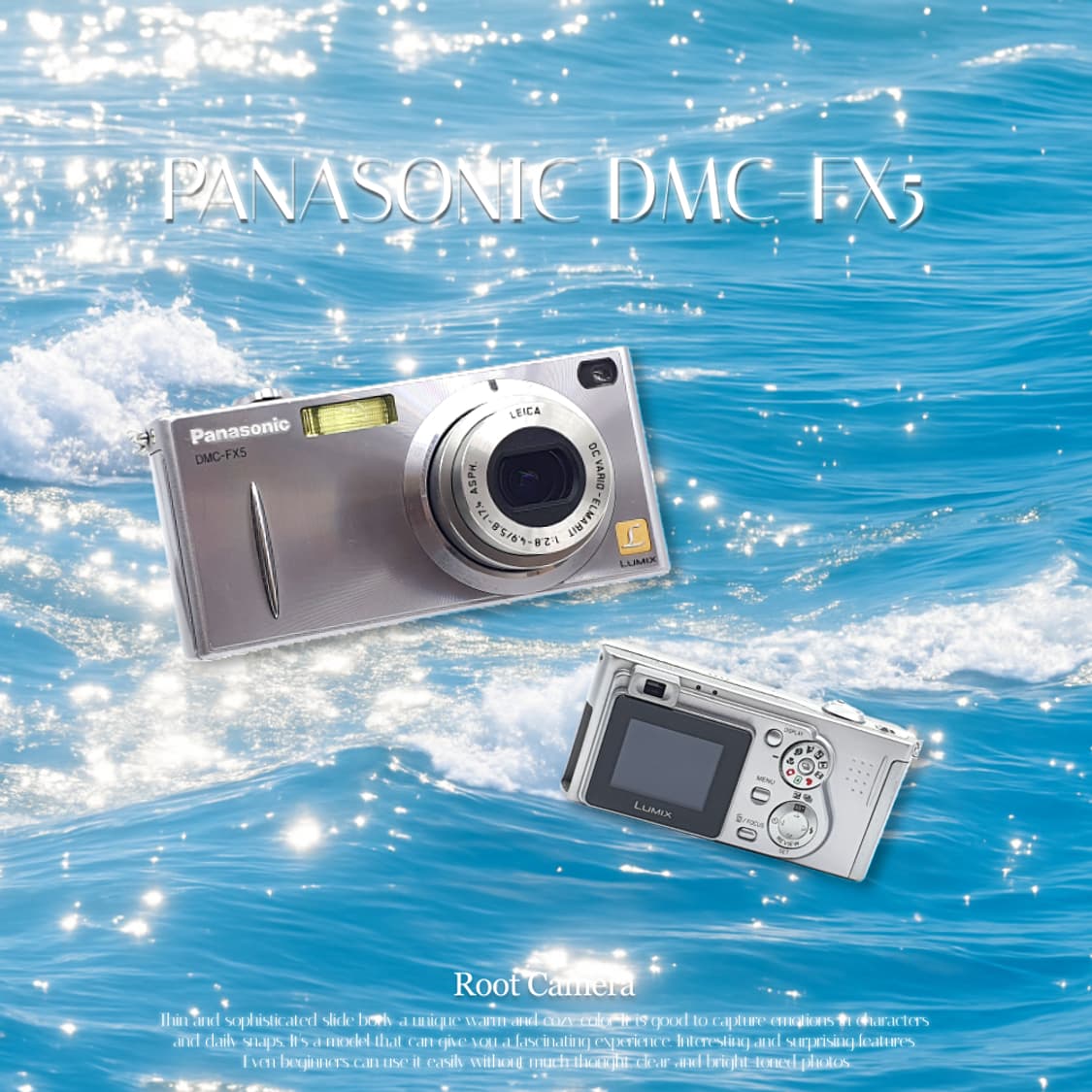 파나소닉 루믹스 FX5 실버 메탈릭✨빈티지 디카 디지털카메라 상품이미지1