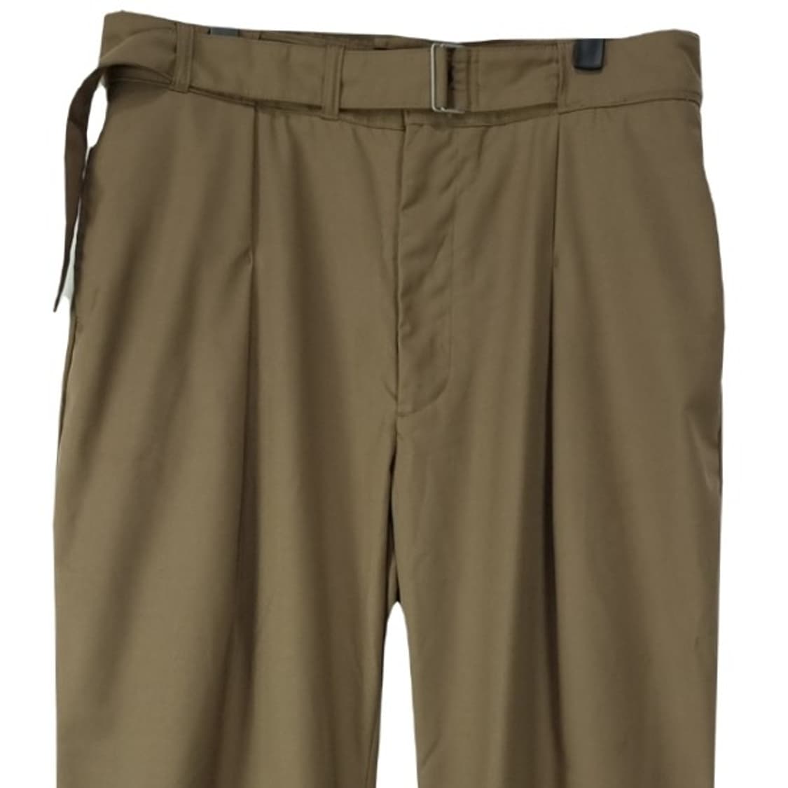 [유니폼브릿지] 핀턱 벨티드 와이드 팬츠 M19200 상품이미지4