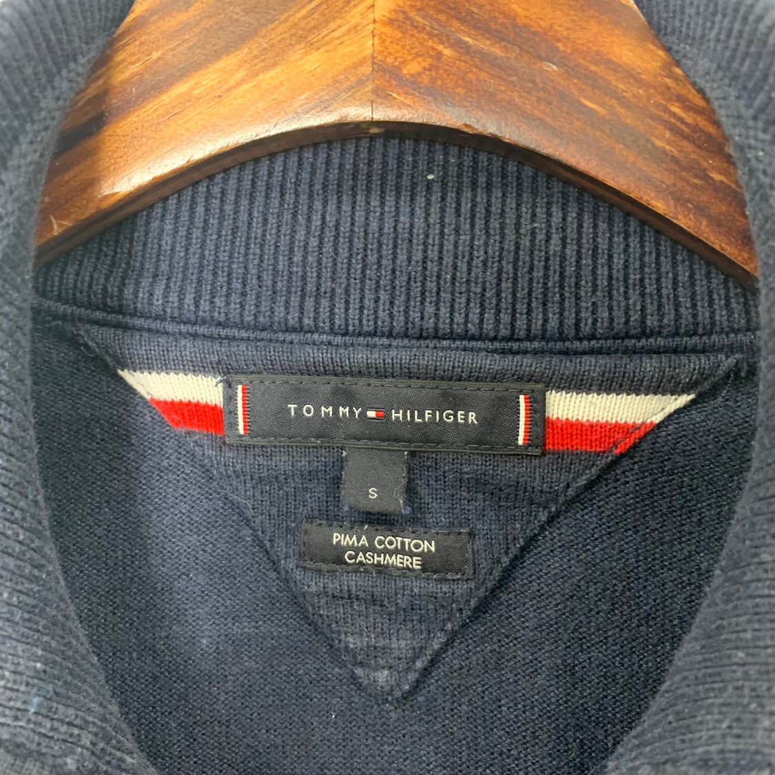 타미힐피거 네이비 가디건 니트 집업 상품이미지5