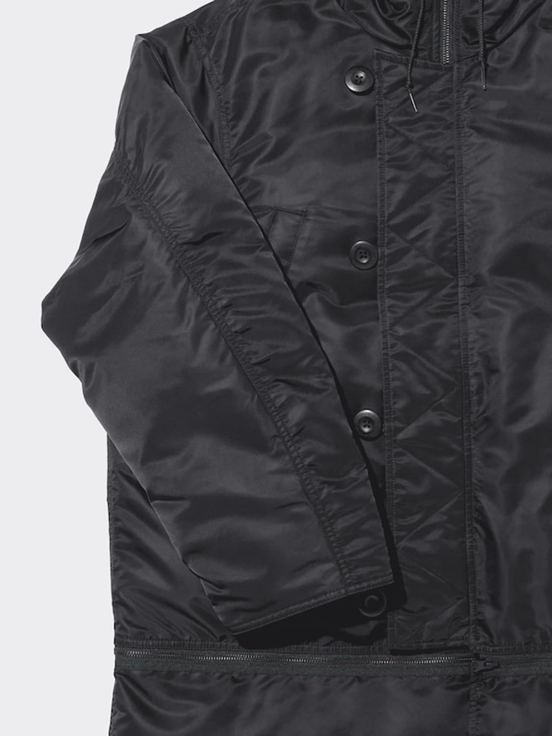 [새상품] GU x 언더커버 패딩 컨버터블 코트 상품이미지8