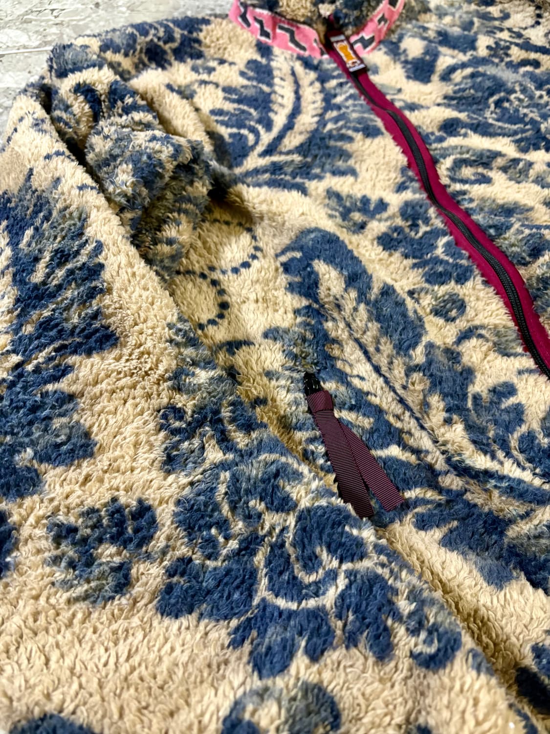 캐피탈 다마스크 마리아 집업 블루종 플리스 5사이즈 상품이미지4