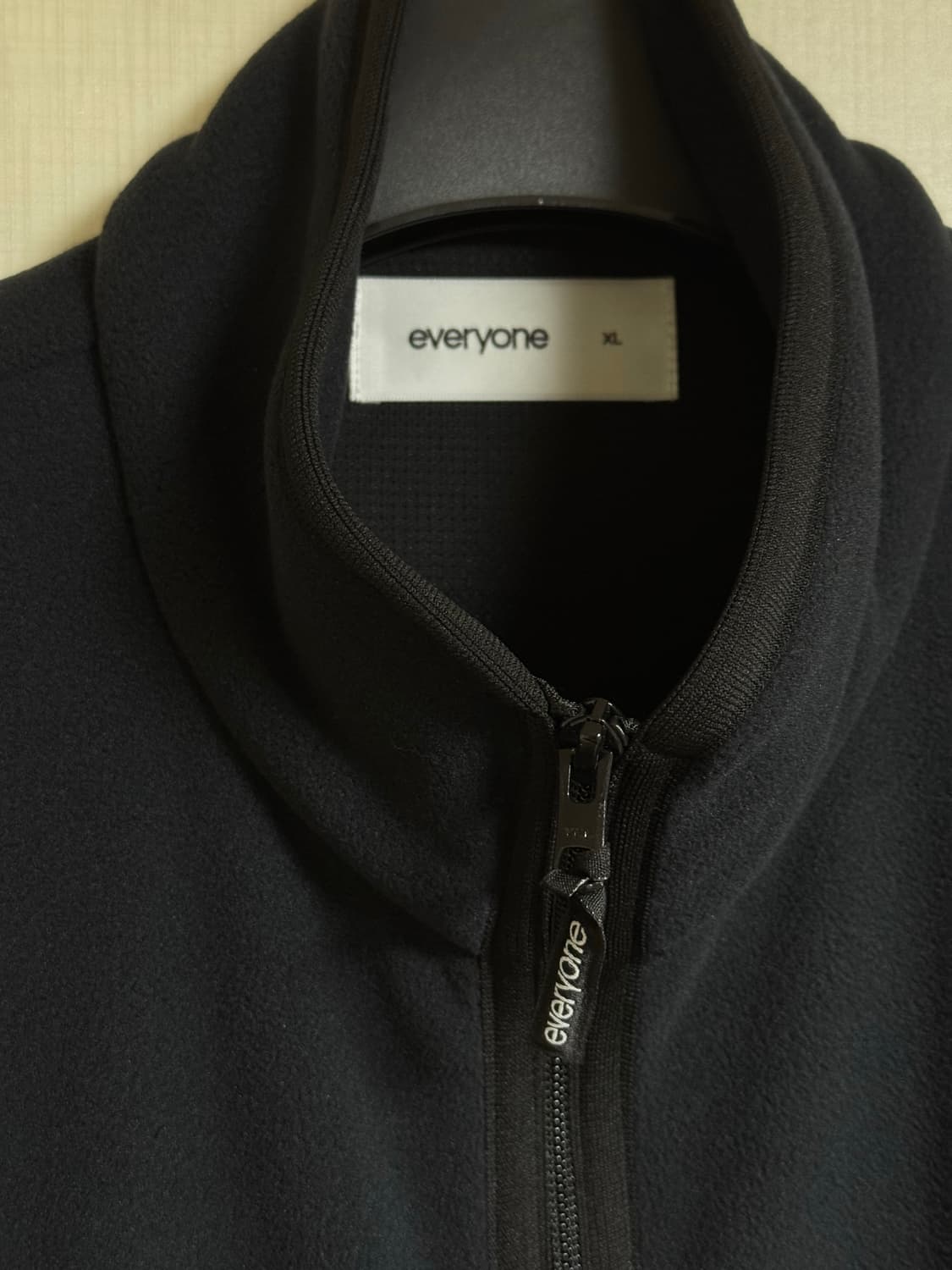 [XL] 에브리원 도쿄 프리마토프 바이오 플리스 집업 블랙 상품이미지7