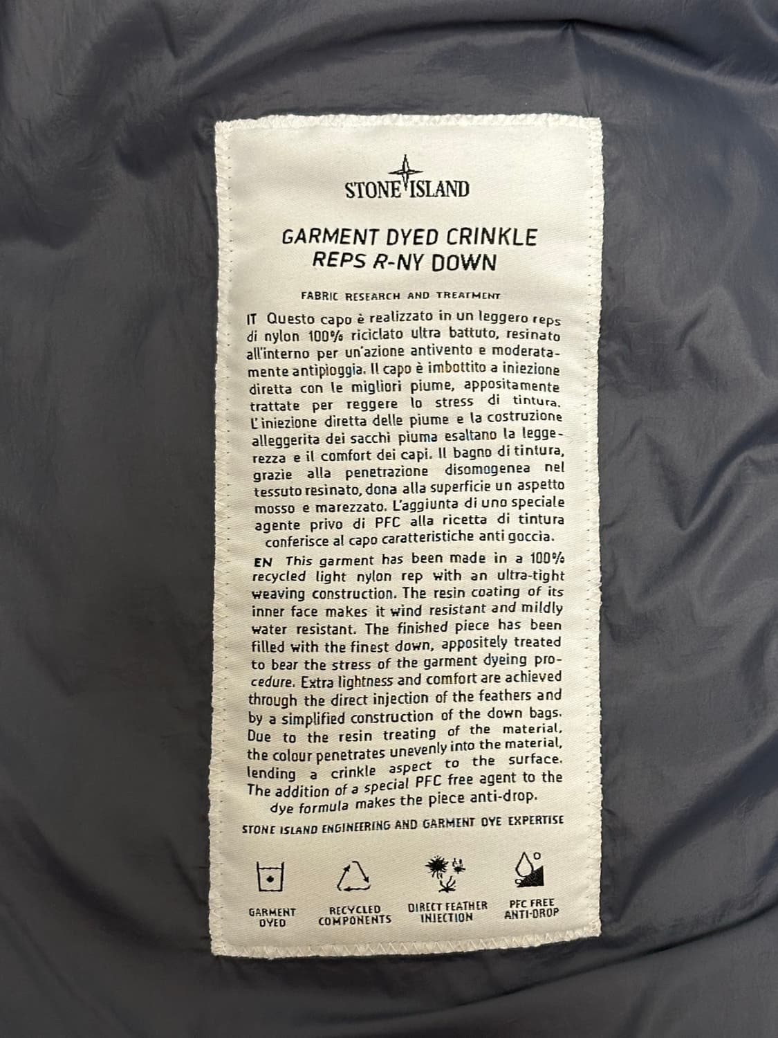 스톤아일랜드 크링클랩스 패딩 23fw L(105) 상품이미지2