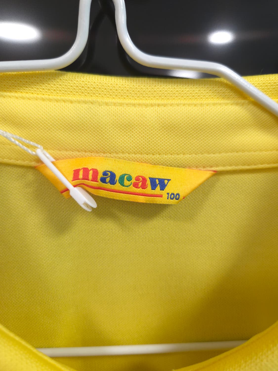 macaw 마코우 여성 반팔 카라티 옐로우100 상품이미지2