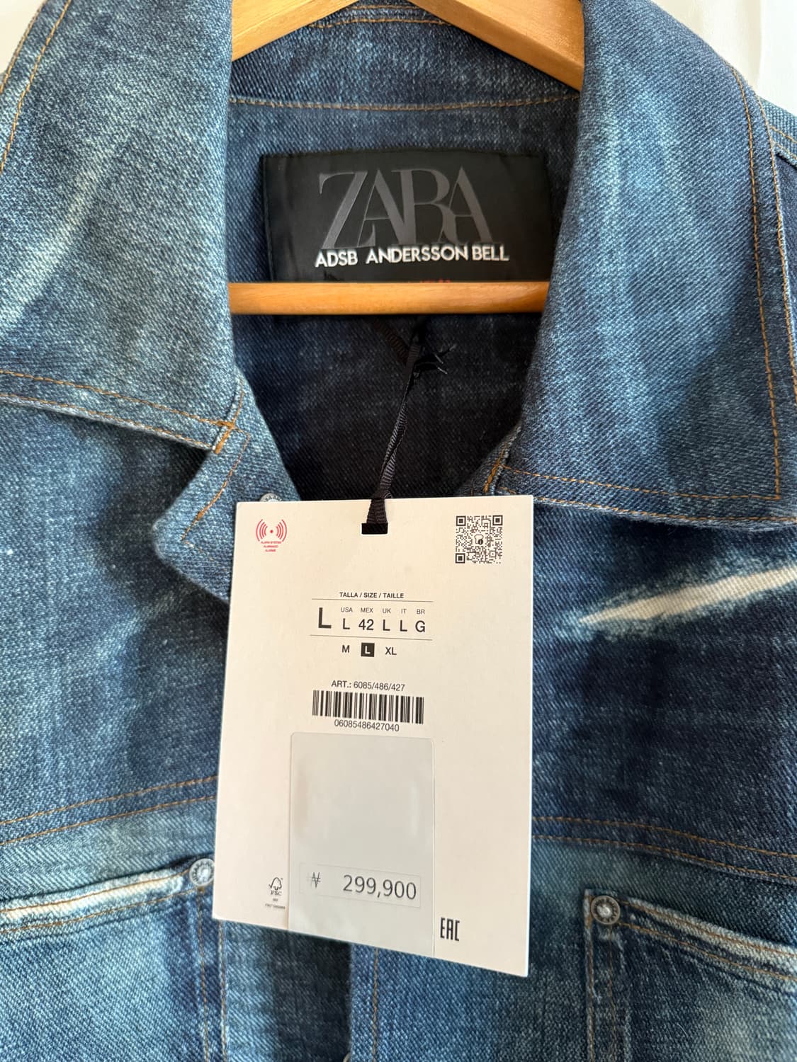 자라 x 앤더슨벨 데님 콤보 셋업 상품이미지4