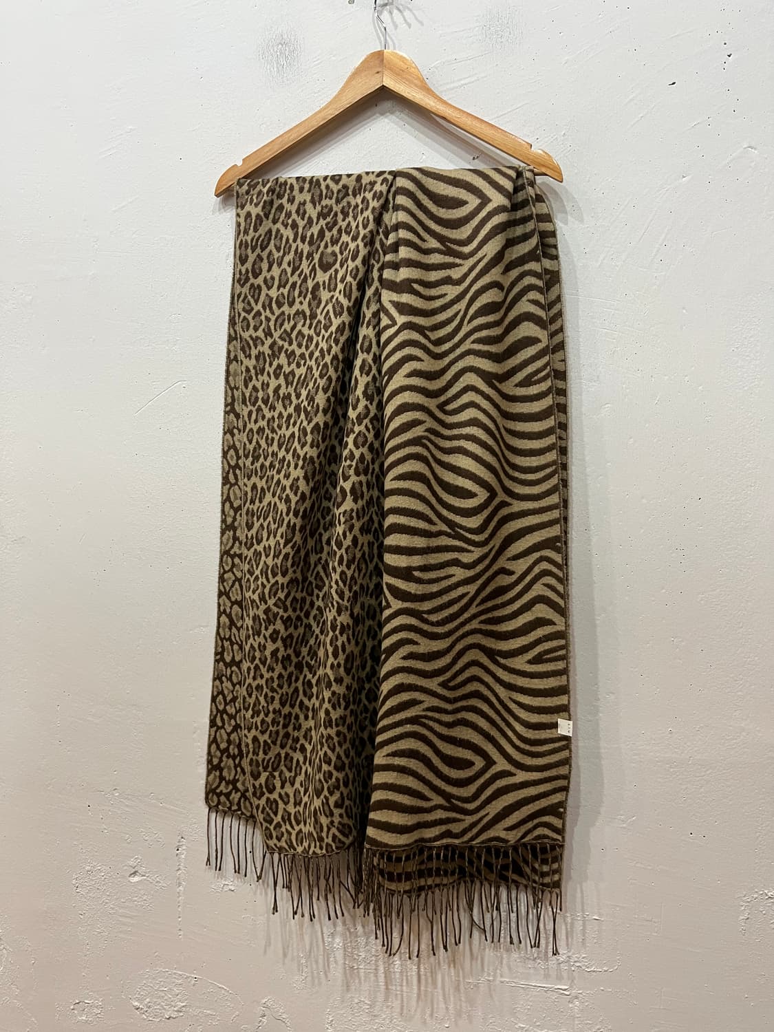 arw JPN 믹스 레오파드 숄 머플러  상품이미지3