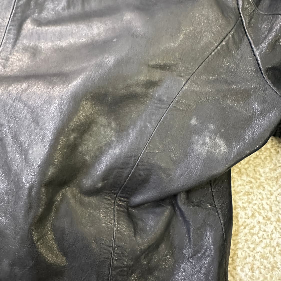 44 로보 바실리 램스킨 가죽 자켓 0323D 상품이미지7