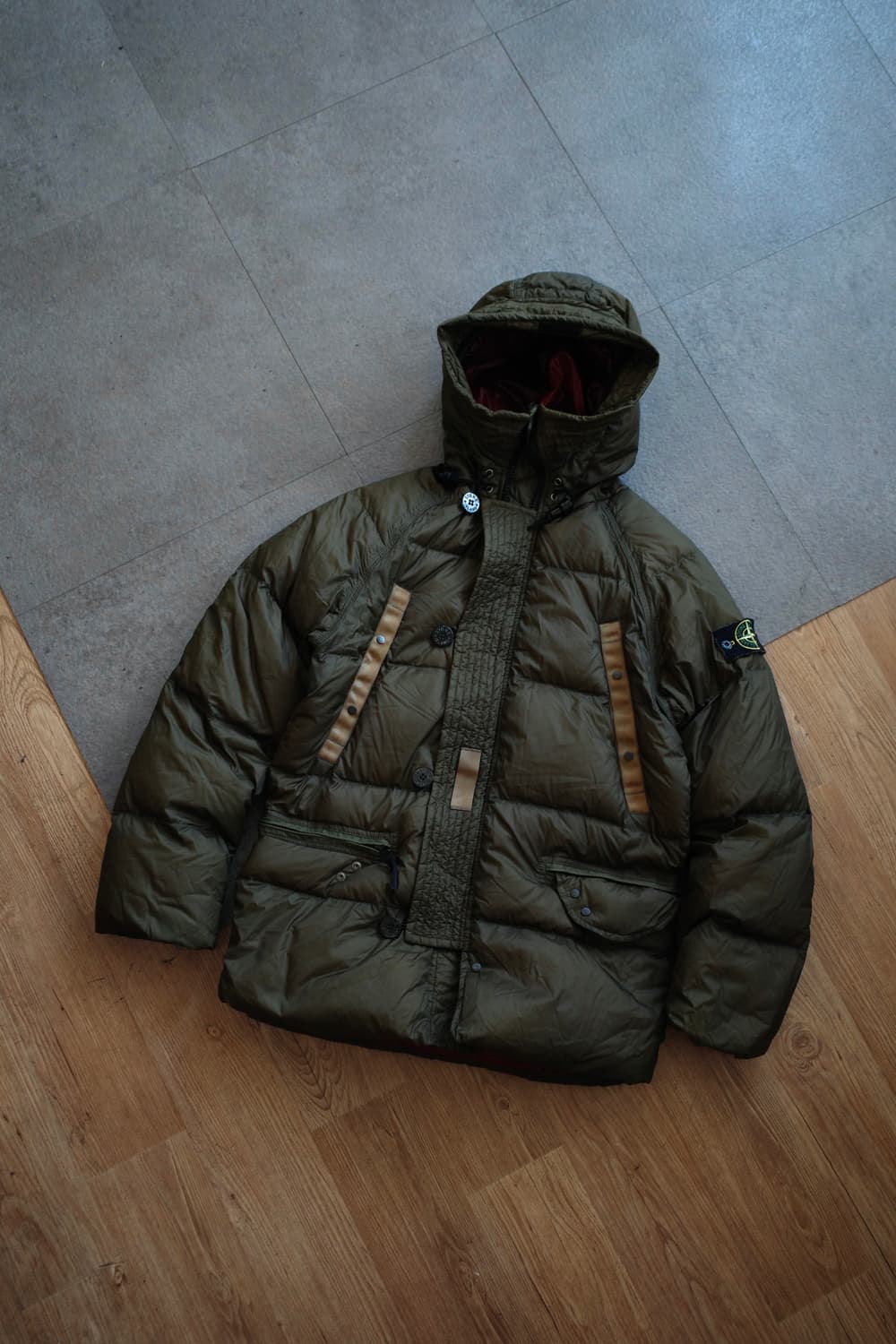 08aw 스톤아일랜드 nylon tela opaque 다운 자켓 상품이미지1