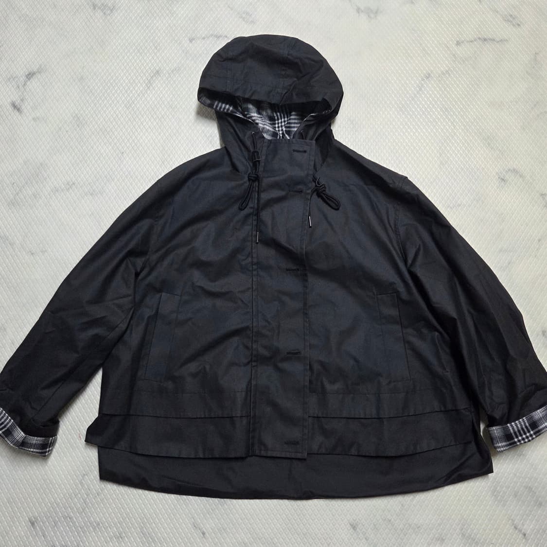 스튜디오 톰보이 블랙 후드 점퍼 상품이미지1