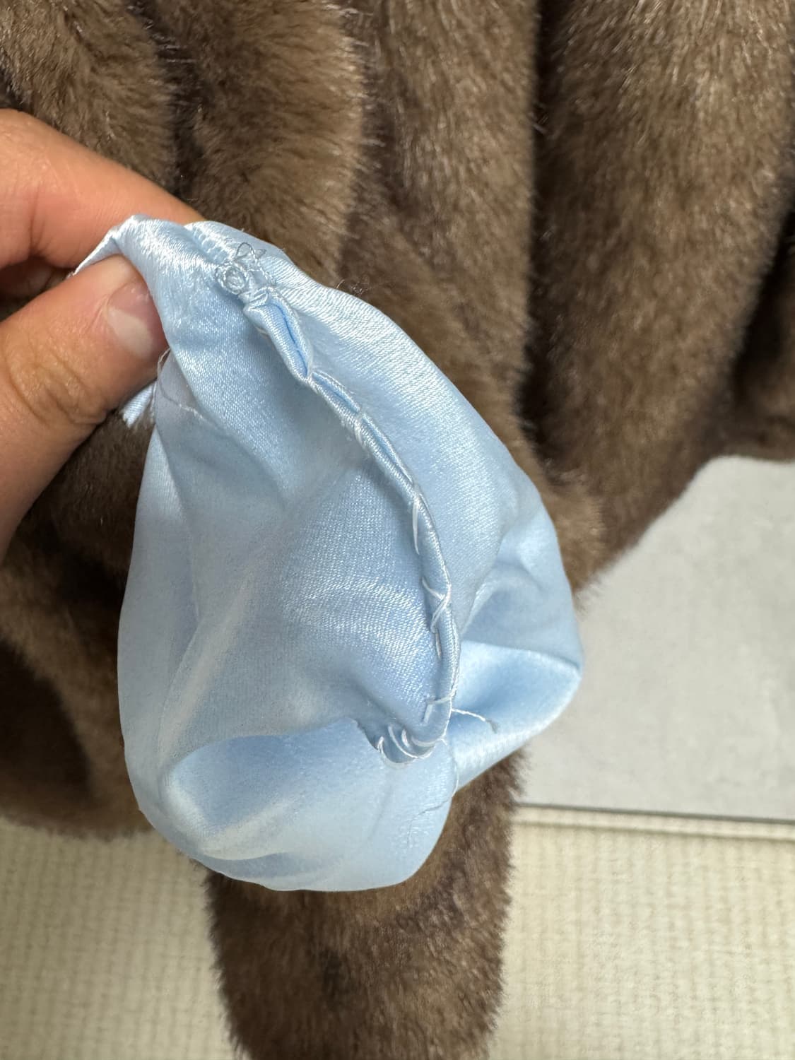 마블링 Mabling faux fur hood jacket 상품이미지6