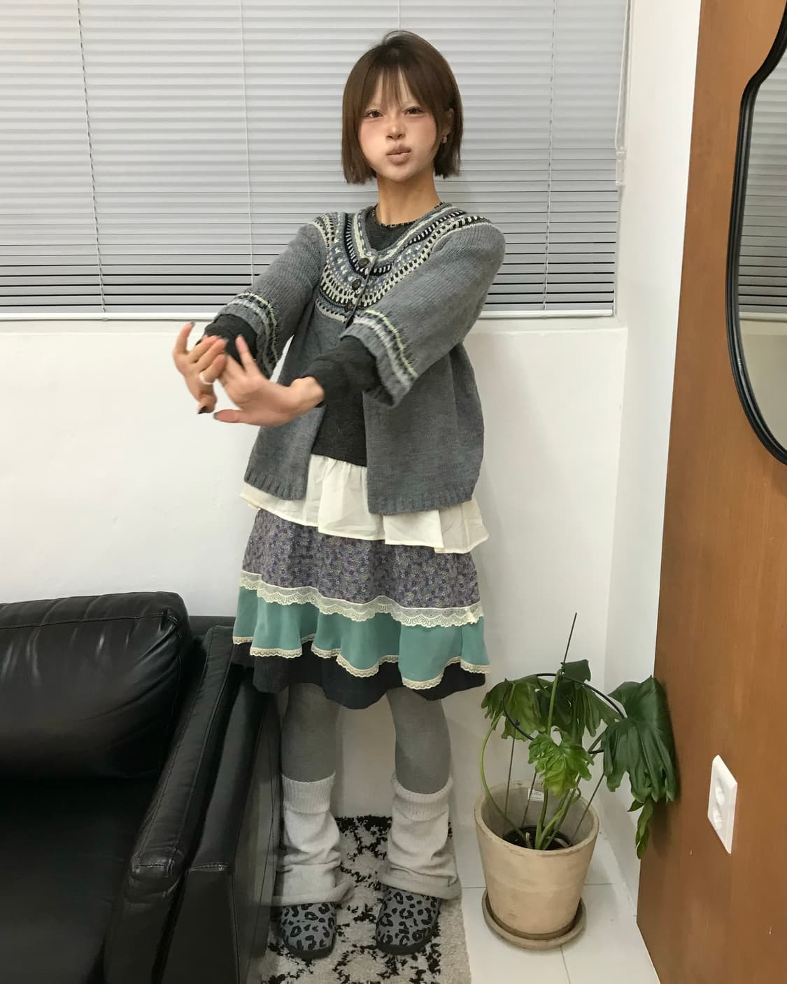 No.민트 플라워 코디 Set 상품이미지4