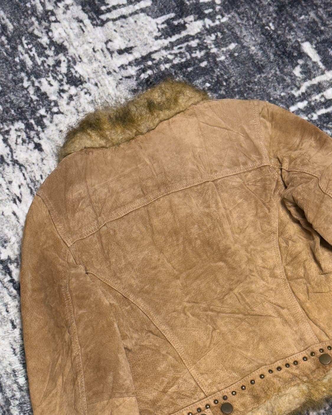 {VENUS} Pigskin Leather Fur Trim Jacket 상품이미지8