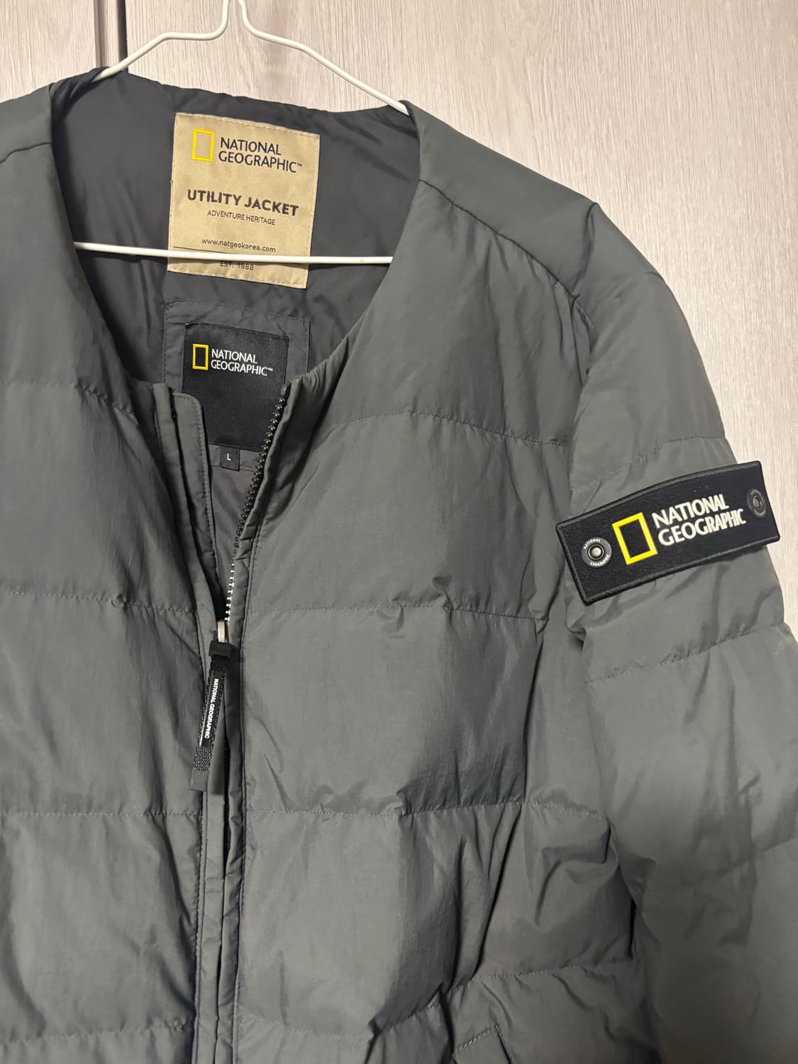 내셔널지오그래픽 덕다운 경량패딩 100 상품이미지2