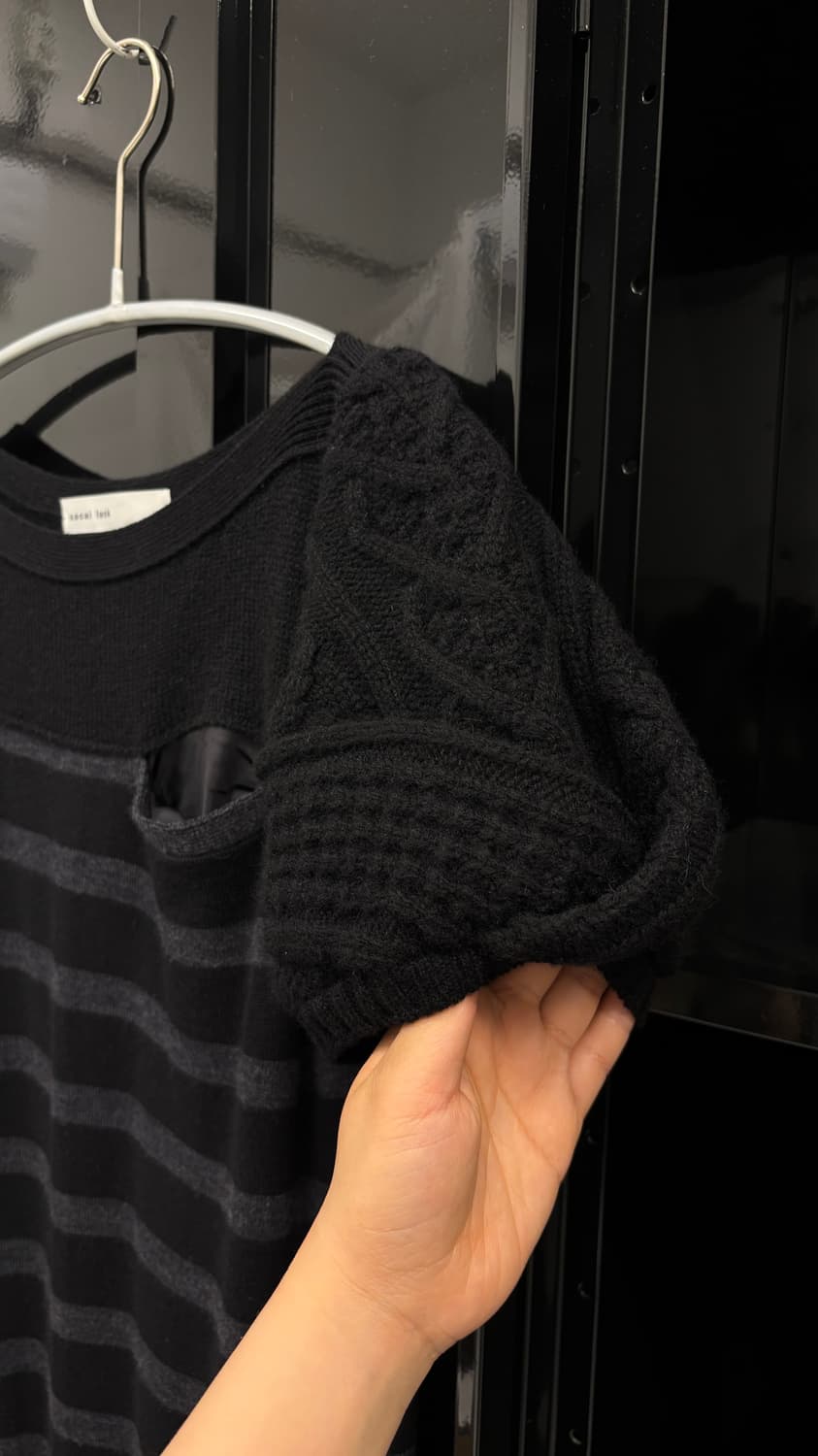 Sacai Luck striped knit puff dress 상품이미지2