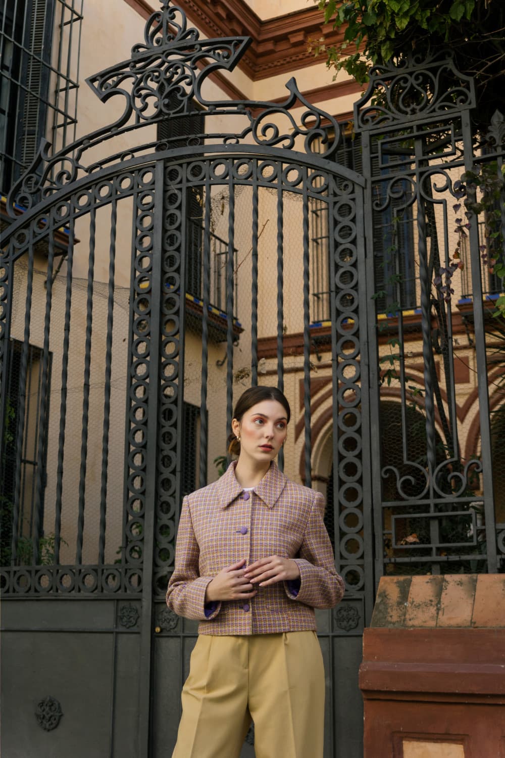 비핀드 해리스 트위드 크롭 자켓 상품이미지5