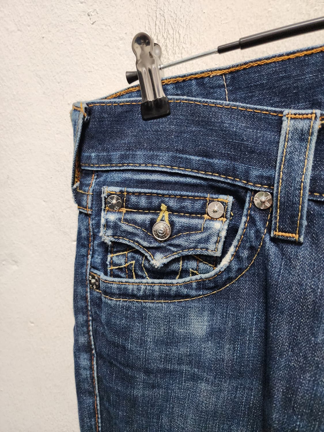 USA 트루릴리젼 JOEY 데님 컷팅진 상품이미지4