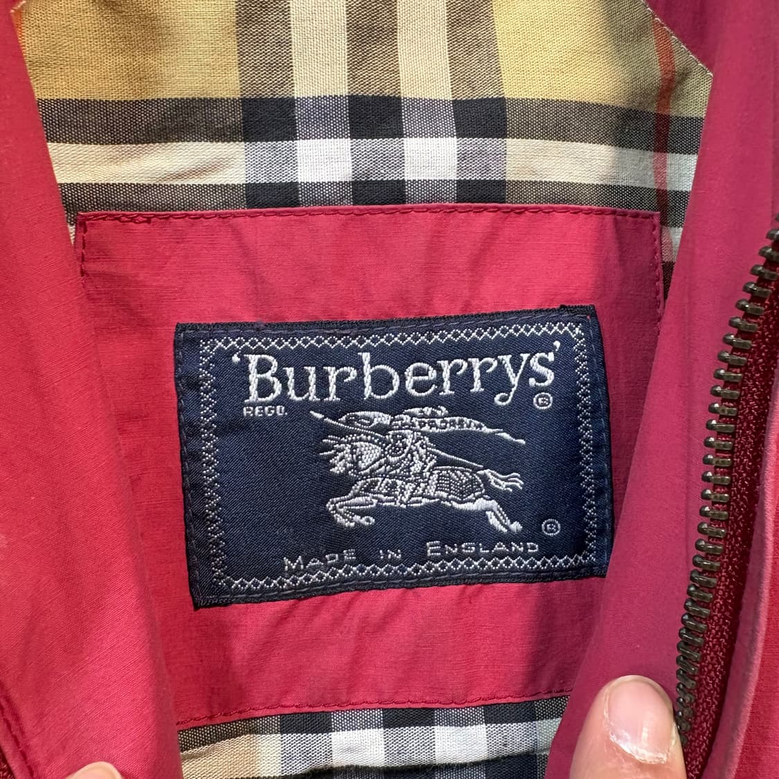 [M] BURBERRY 버버리 빈티지 바라쿠타 블루종 상품이미지6