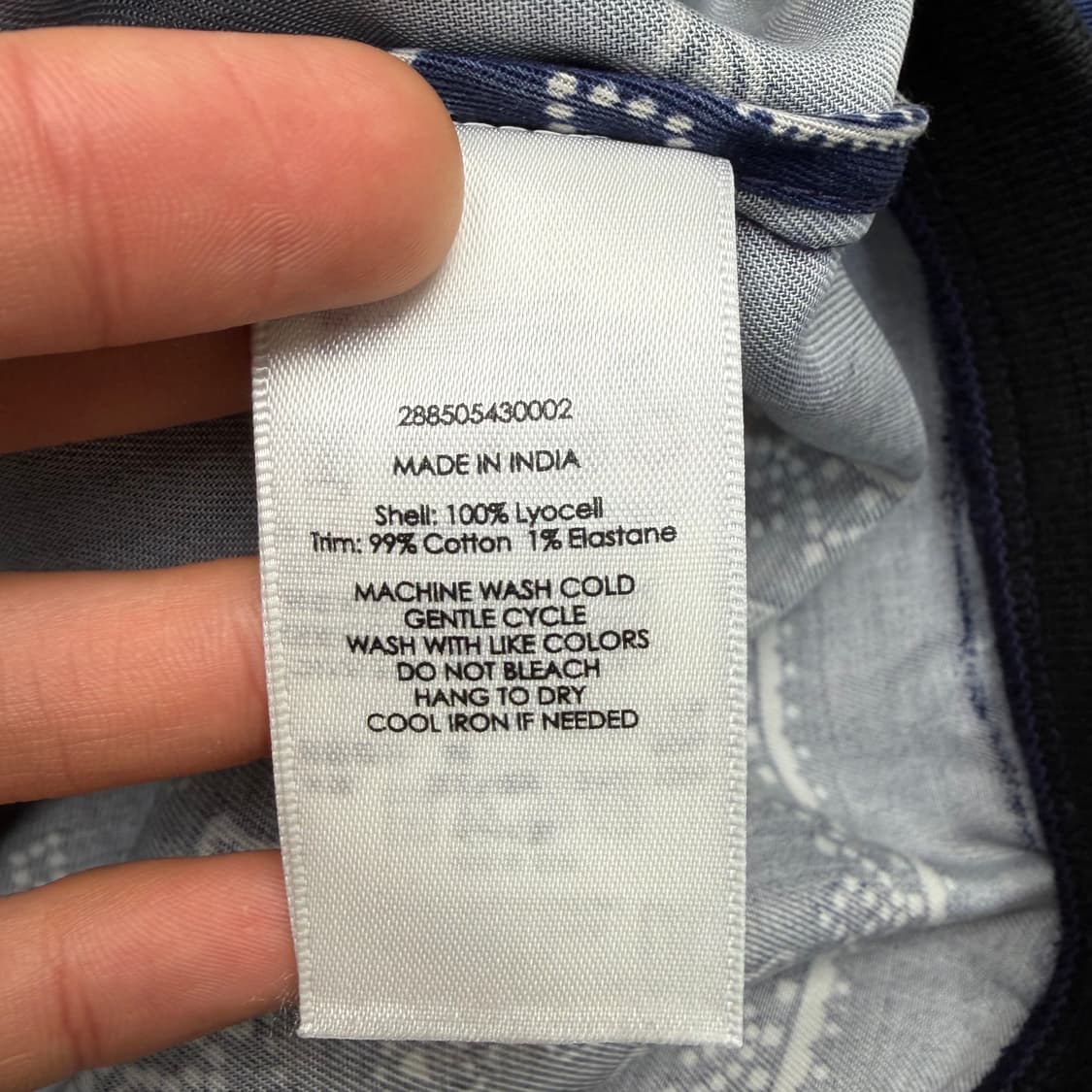 데님앤서플라이 페이즐리 패턴 블루종 자켓 S 상품이미지8