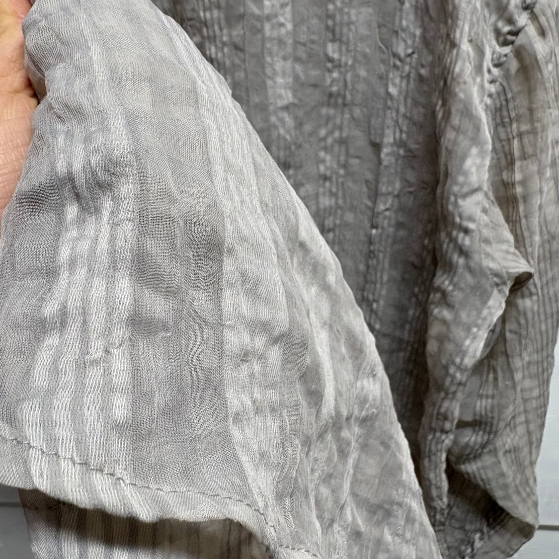 PARTIMENTO 파르티멘토 그레이 루즈핏 셔츠 남방 L 상품이미지5