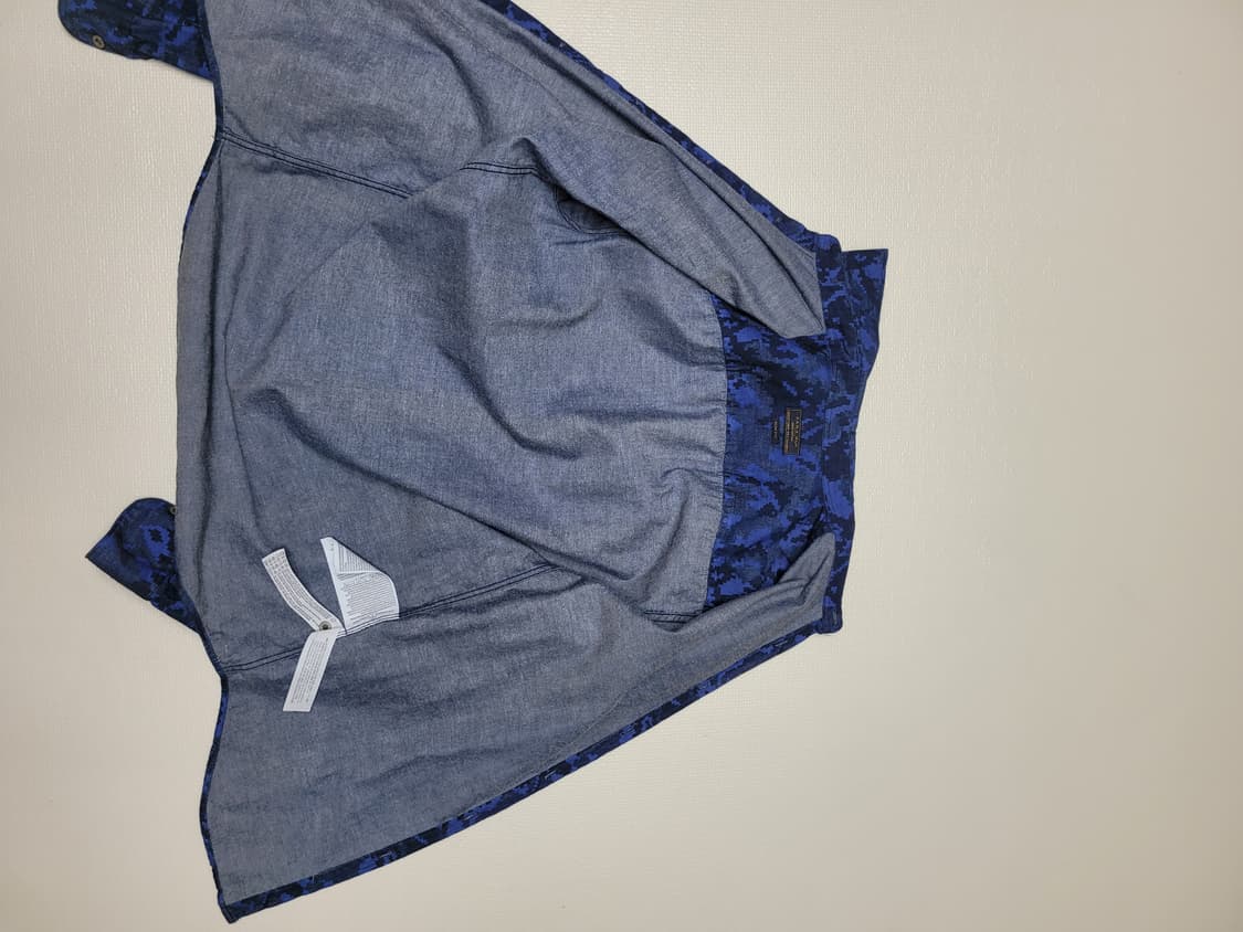 자라맨 ZARAMAN 남자 까모패턴 데님셔츠 100 네이비 상품이미지8