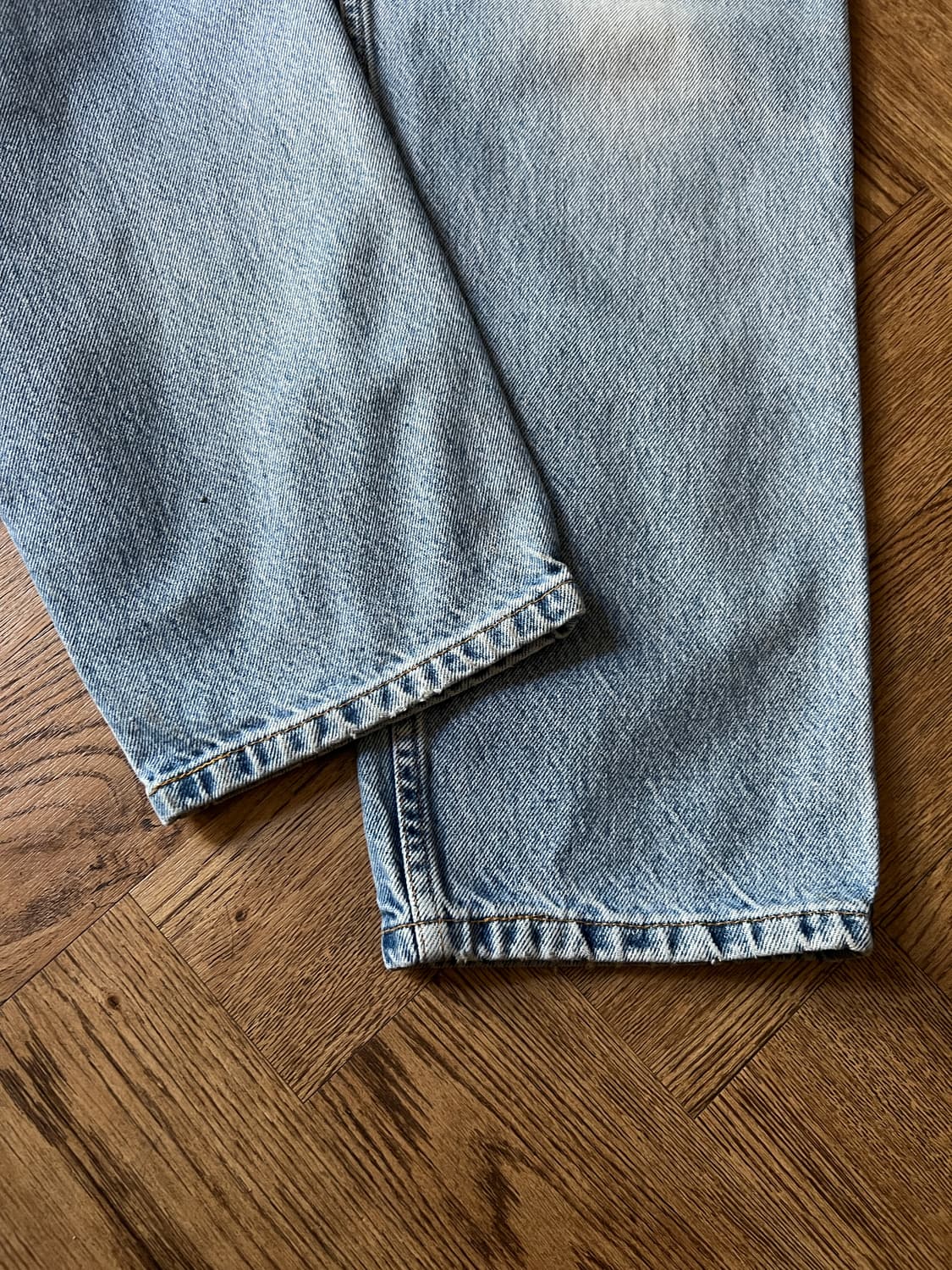 [36]90's 리바이스 USA 550 오렌지탭 빈티지 워싱 데님 팬츠 상품이미지7