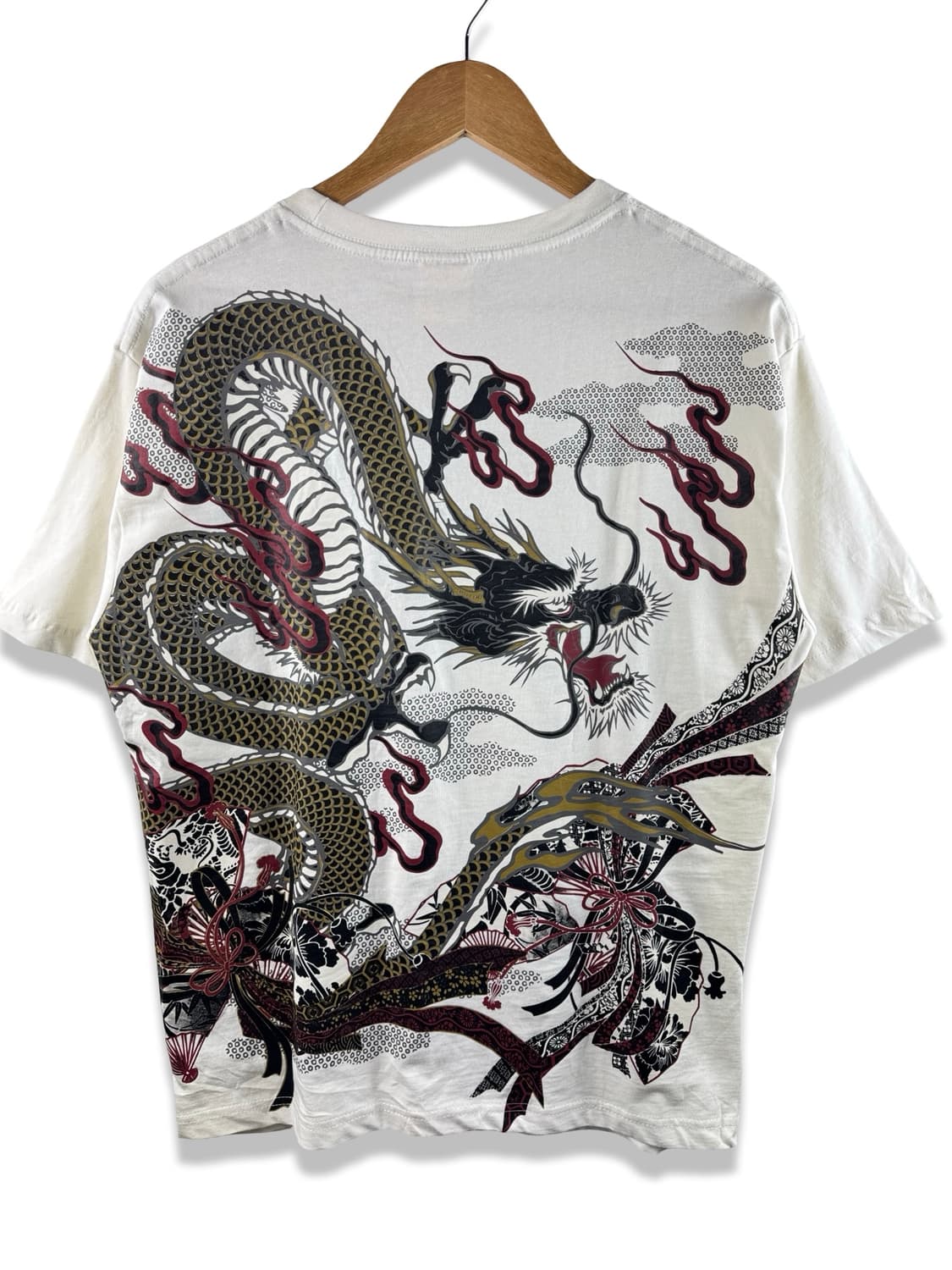 JPN 오리엔탈 드래곤 백프린팅 티셔츠2485 상품이미지2