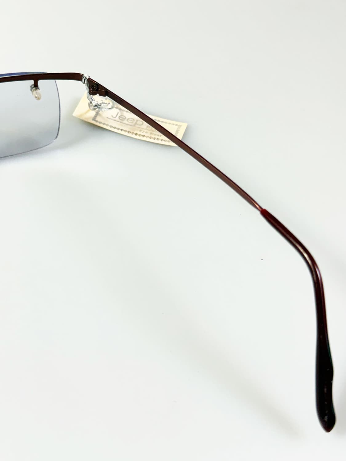 JEEP PLUS 반무테 스퀘어 메탈 프레임 빈티지 안경 상품이미지6