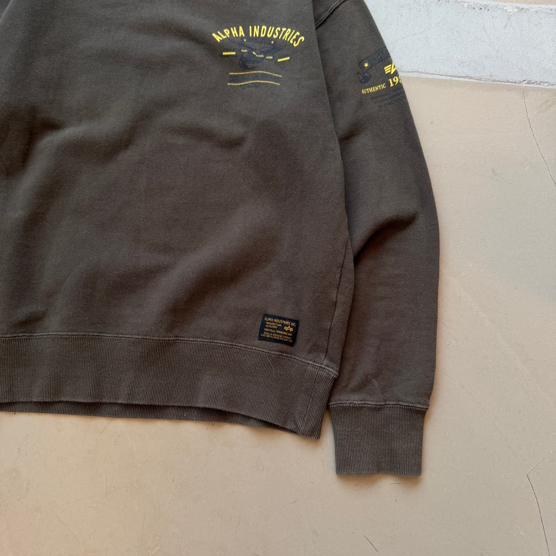 알파 인더스트리 USMC 스웻셔츠 상품이미지3