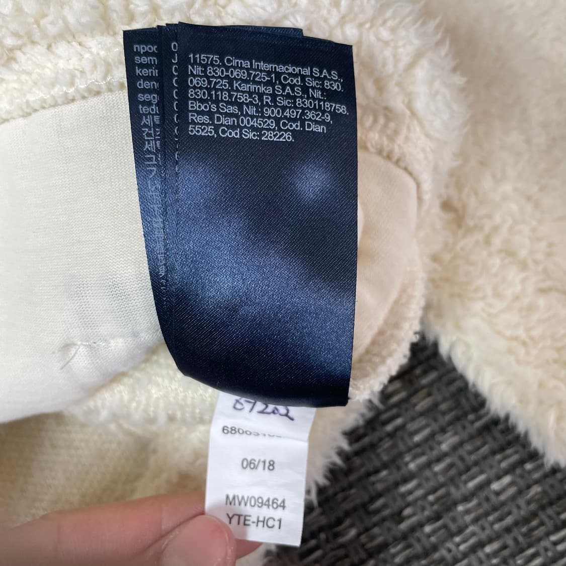 타미힐피거 양털 하프 후리스 후드 M 상품이미지7