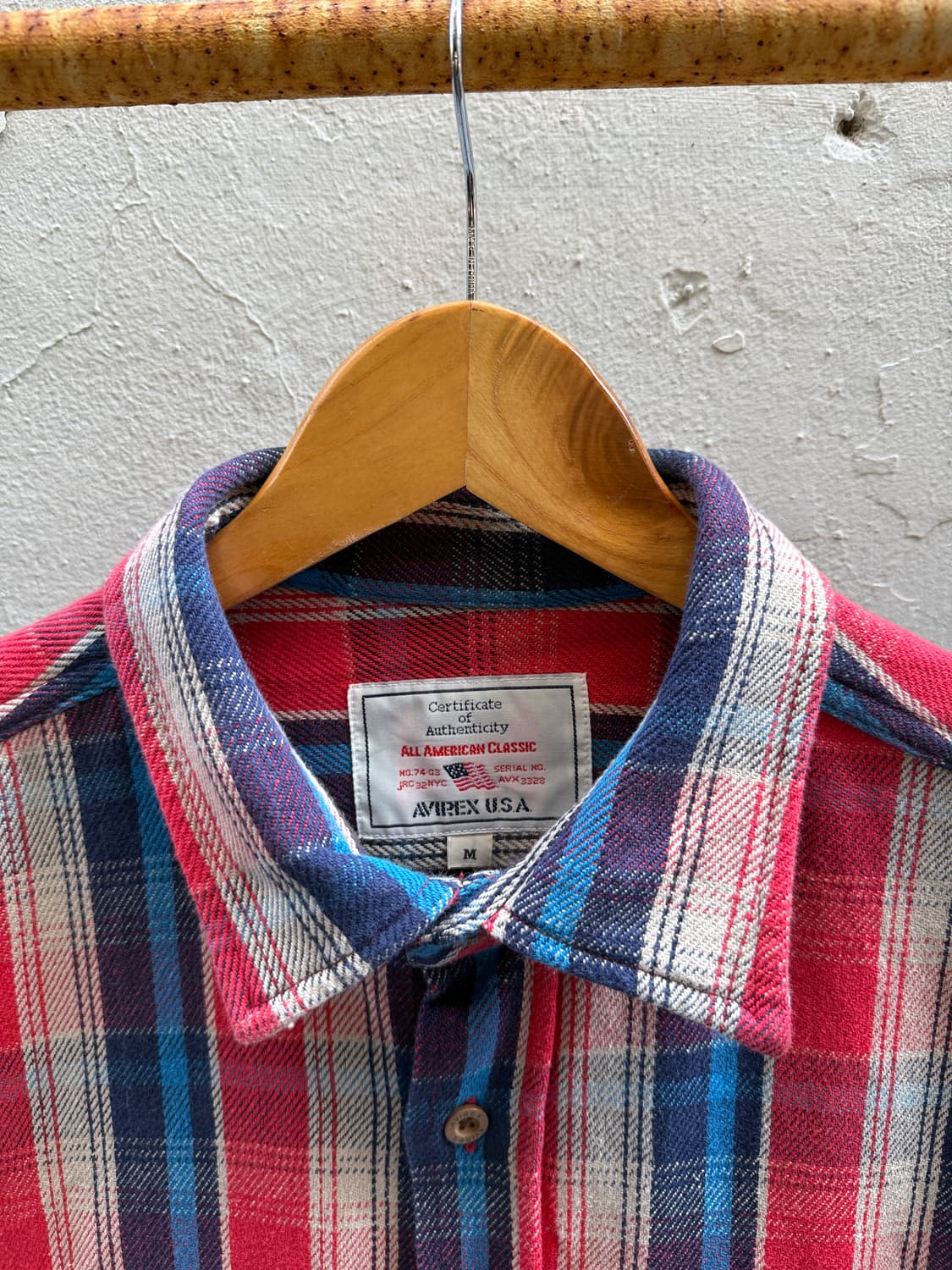 아비렉스 플란넬셔츠 상품이미지5