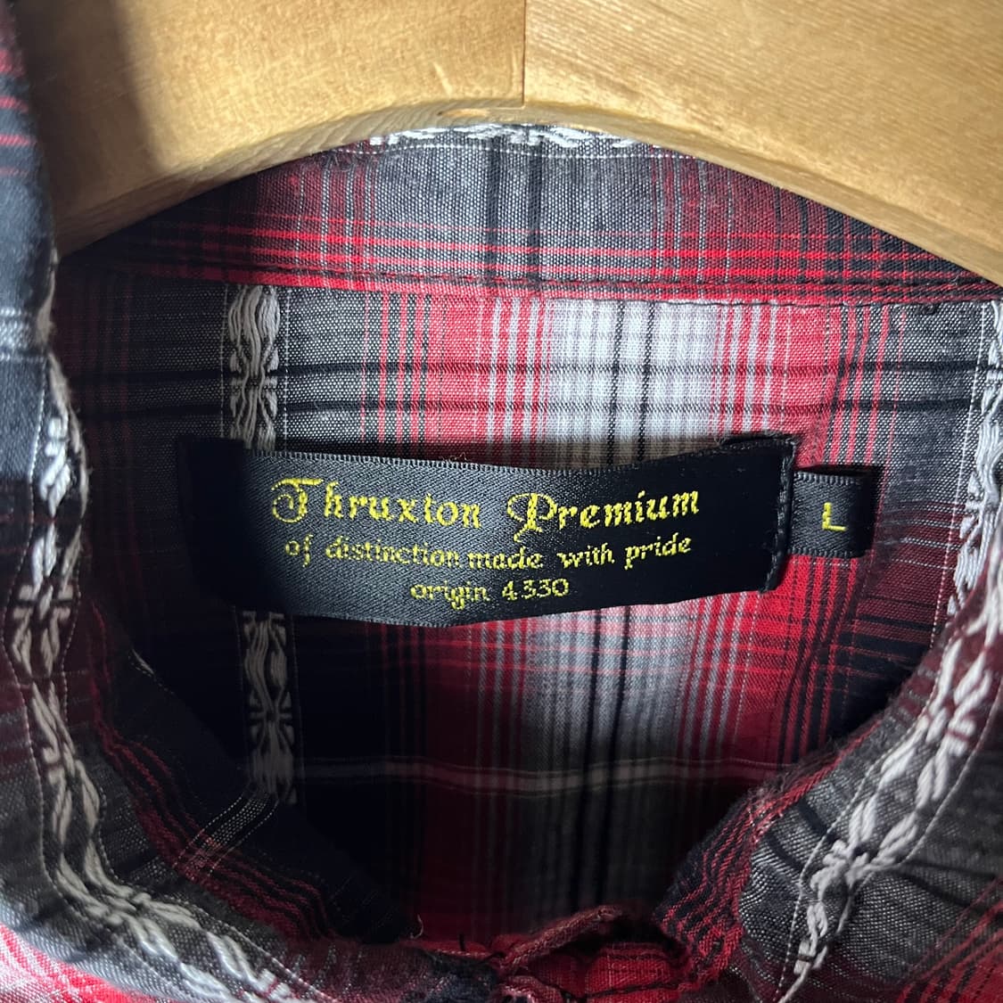 [Thruxton] 재팬 펑크 본디지 체크 웨스턴셔츠 상품이미지5