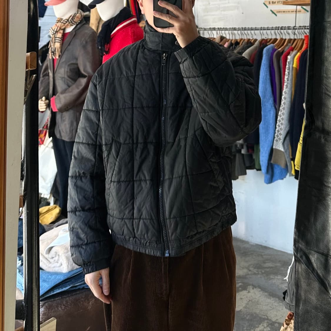 (착용컷) 버버리 립스탑 패딩 자켓 (남성용 103) 상품이미지4