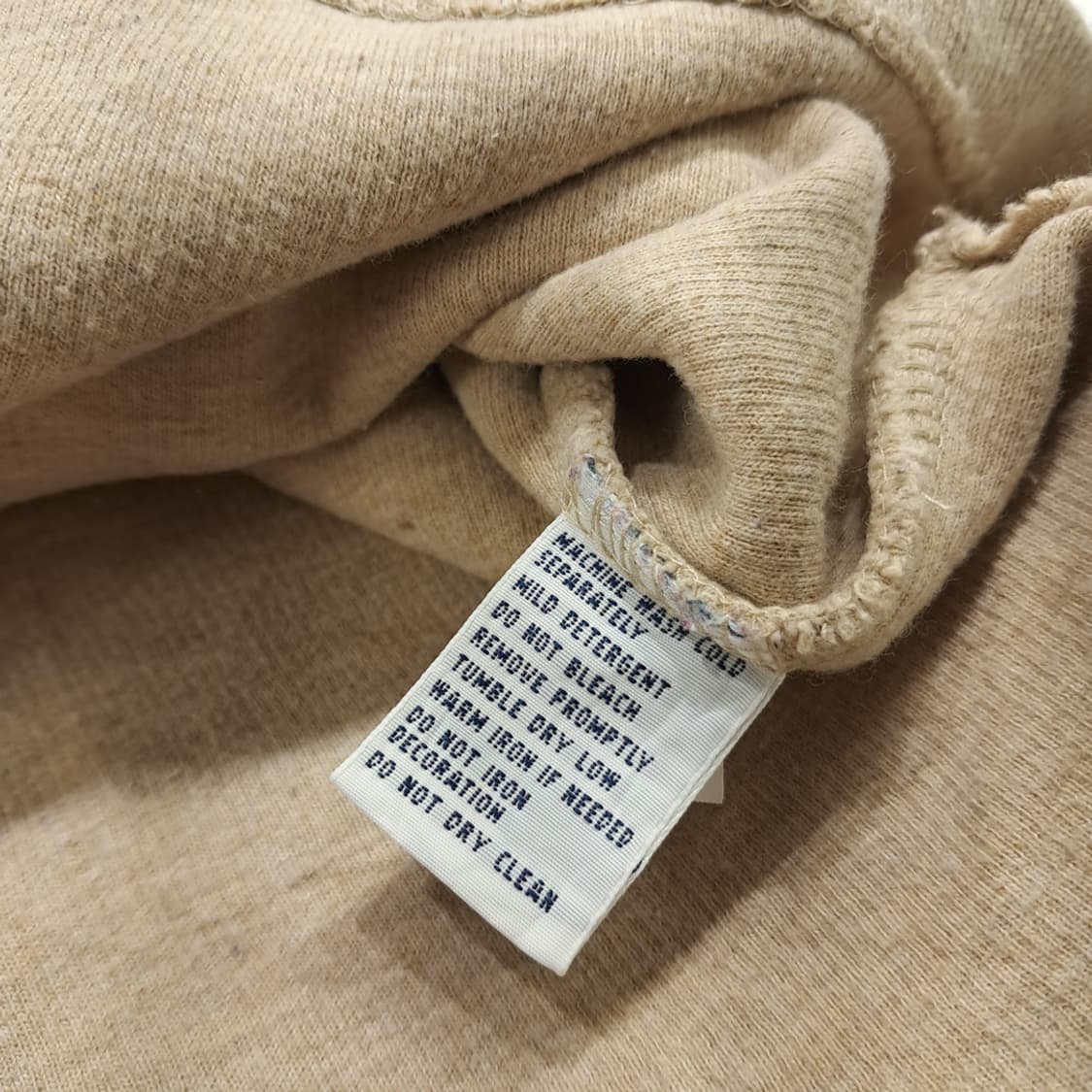 CN775 S 폴로 랄프로렌 오트밀베이지 하프집업 긴팔 니트 스웨터 상품이미지6