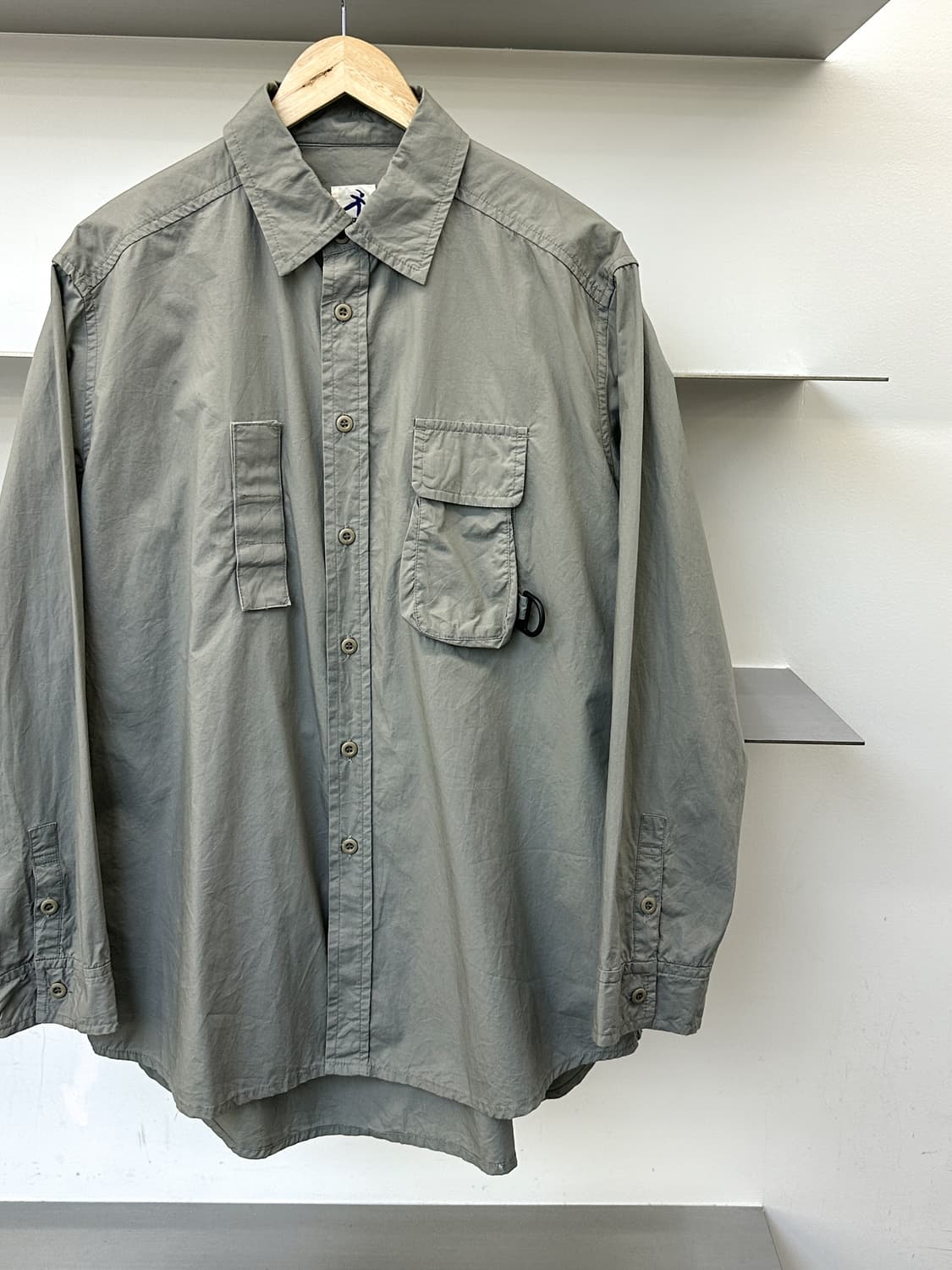 이세이미야케 하이 스포팅 기어 90s 매거진 포켓 오버 셔츠 상품이미지2