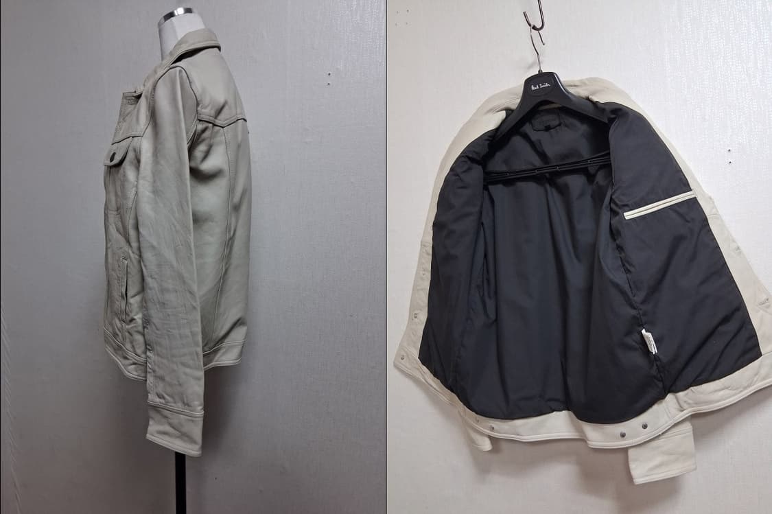 JACKROSE 잭로즈 가죽 라이더쟈켓 소가죽 남성S 상품이미지4