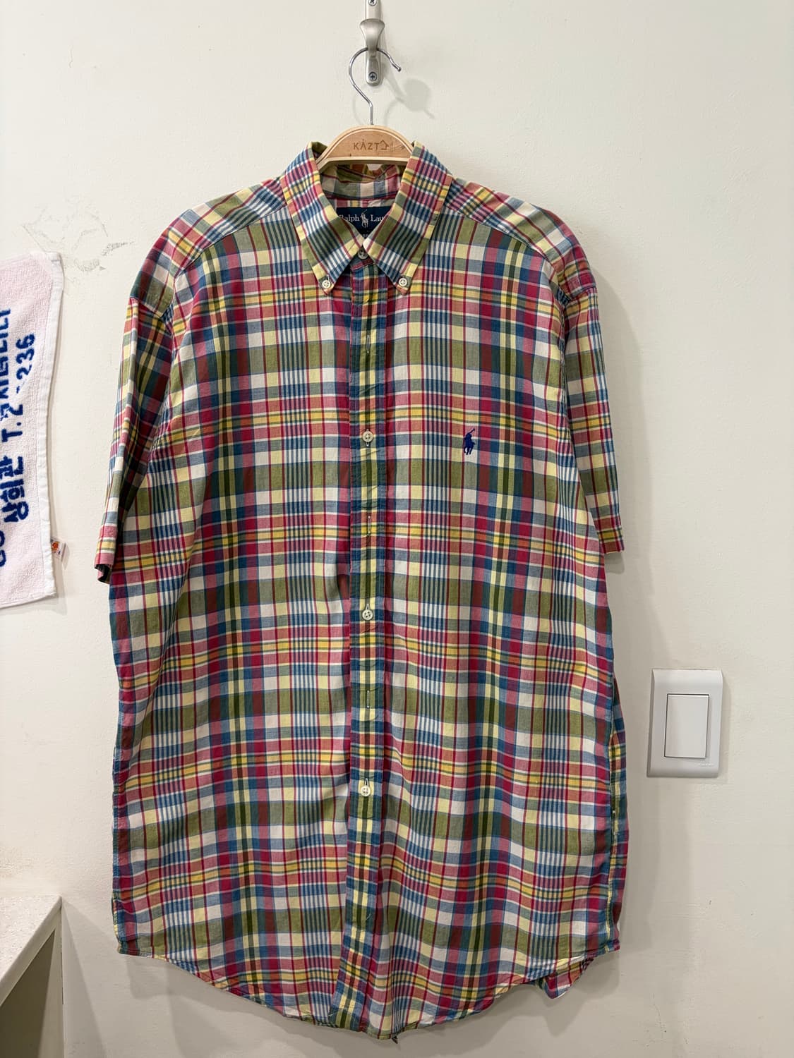 265. 폴로 체크 반팔 셔츠 상품이미지1