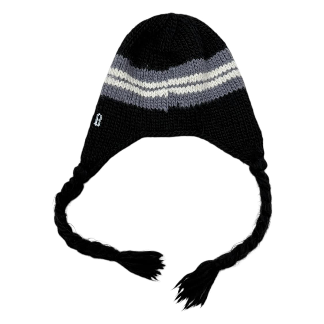 BULA 빈티지 이어플랩 비니 모자 블랙 상품이미지2