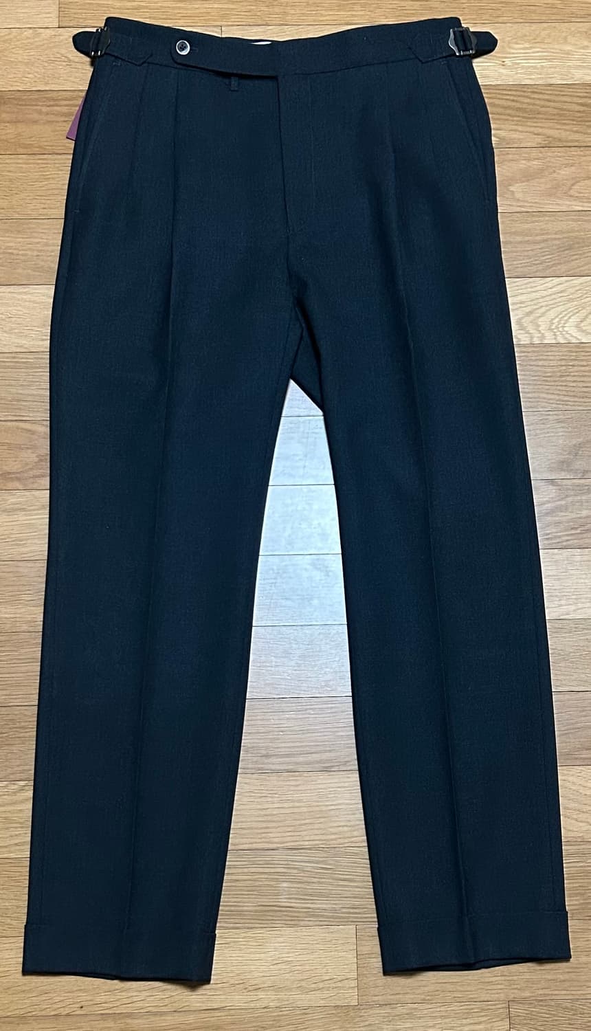 에치젠야 프레스코 투턱 트라우저 차콜 46 상품이미지2