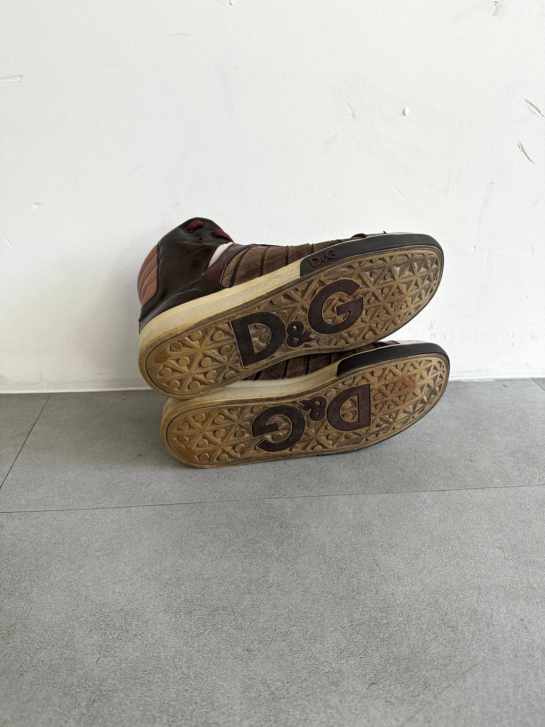 돌체앤가바나 2000s 버건디 하이탑 상품이미지7