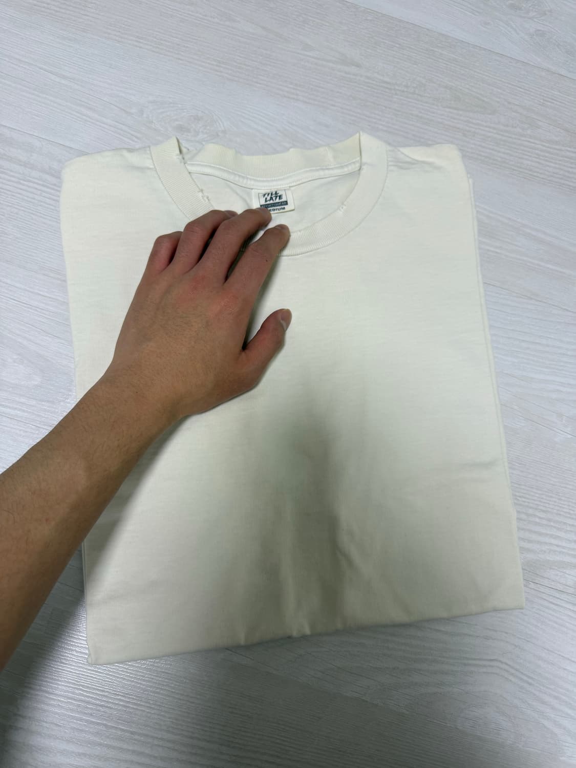 틸레이트 무지반팔 m 상품이미지1