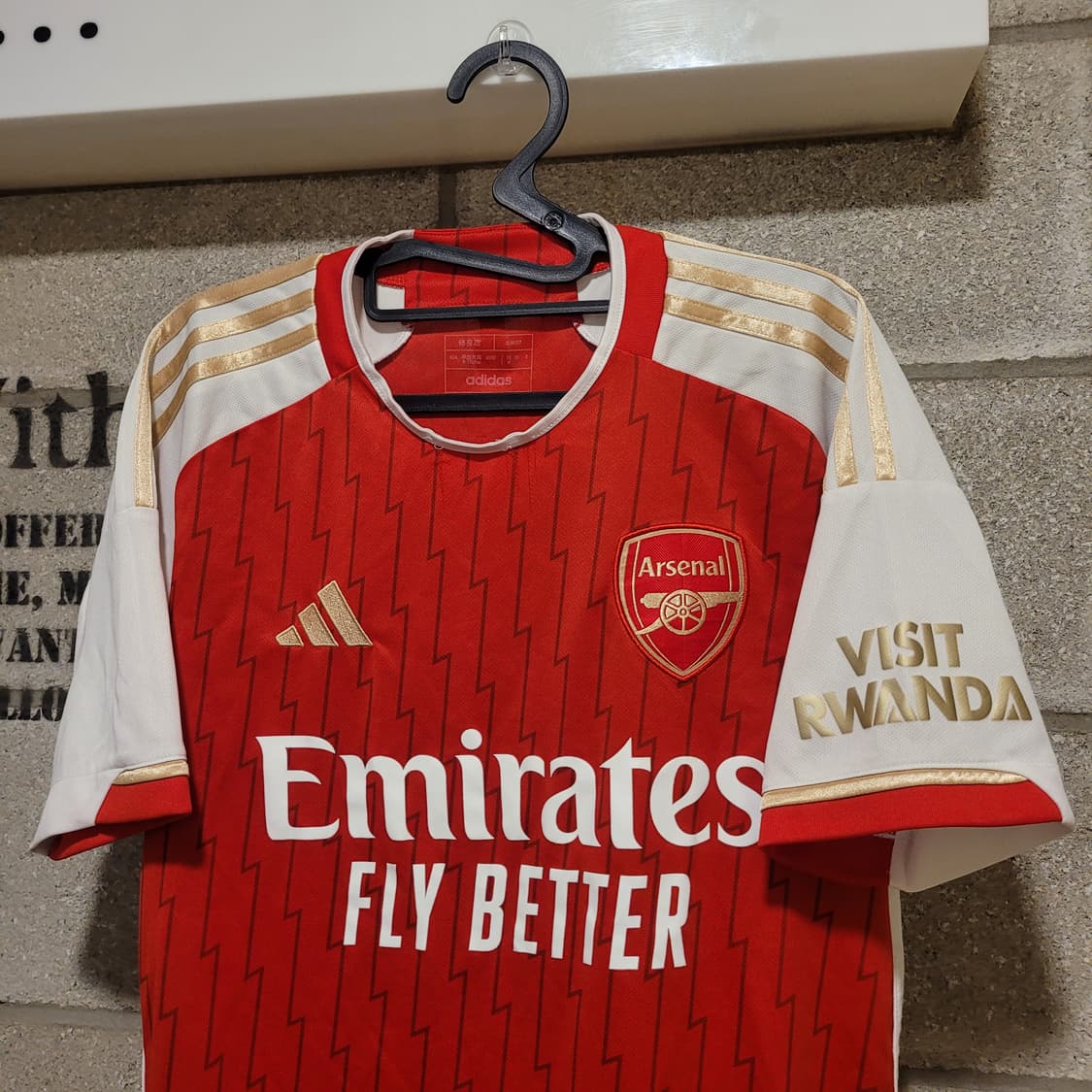 아디다스 23-24 아스날 홈 유니폼 M 상품이미지3