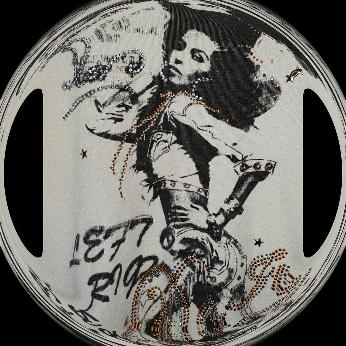 Vintage y2k Girl lettering top 상품이미지2