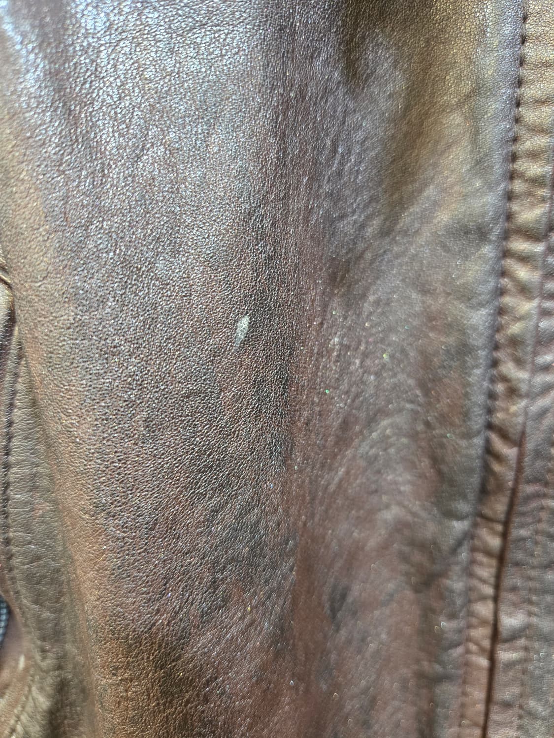 도호 양가죽 브라운 자켓 상품이미지7