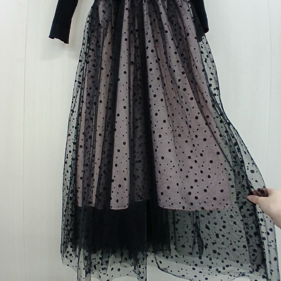 아이레드 알렉시스 롱 원피스 블랙  상품이미지3